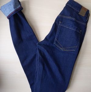 RALEIGH DENIM | Dark Wash Skinny Mid Rise 25